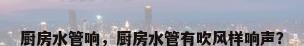 厨房水管响，厨房水管有吹风样响声？