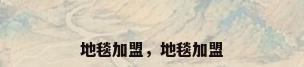 地毯加盟，地毯加盟