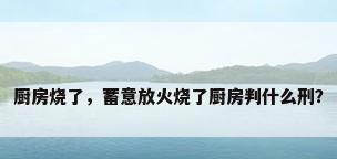 厨房烧了，蓄意放火烧了厨房判什么刑？