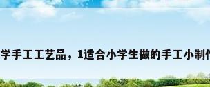 小学手工工艺品，1适合小学生做的手工小制作？