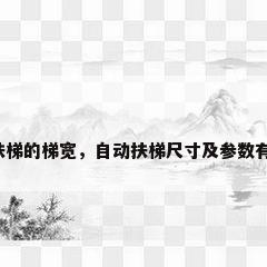 自动扶梯的梯宽，自动扶梯尺寸及参数有哪些？