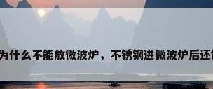 不锈钢为什么不能放微波炉，不锈钢进微波炉后还能用吗？