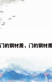 门的钢材质，门的钢材质