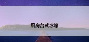 厨房台式冰箱