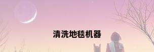 清洗地毯机器