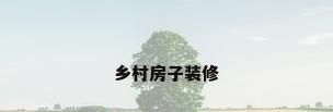 乡村房子装修