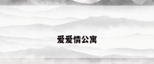 爱爱情公寓