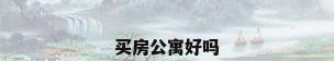 买房公寓好吗