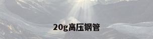 20g高压钢管