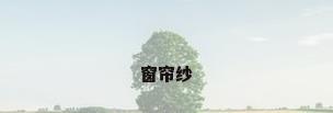 窗帘纱