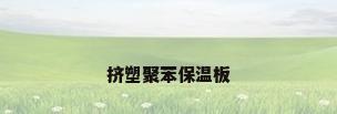 挤塑聚苯保温板