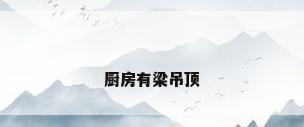 厨房有梁吊顶