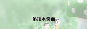 吊顶木饰面