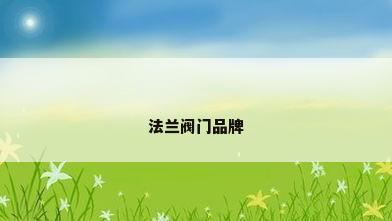 法兰阀门品牌