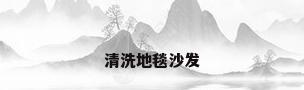 清洗地毯沙发