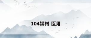 304钢材 医用