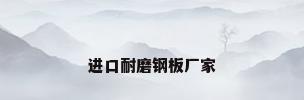进口耐磨钢板厂家
