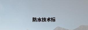 防水技术标