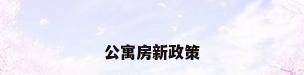 公寓房新政策