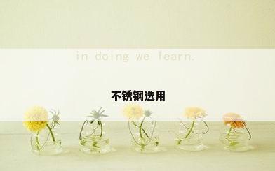 不锈钢选用