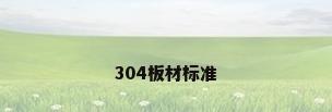 304板材标准
