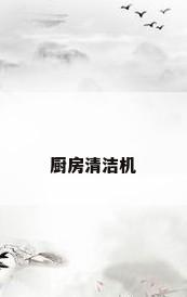 厨房清洁机