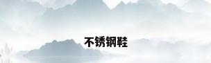 不锈钢鞋