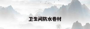 卫生间防水卷材