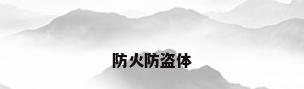 防火防盗体