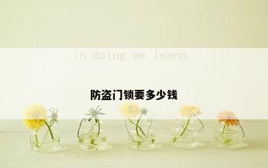 防盗门锁要多少钱
