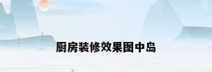 厨房装修效果图中岛