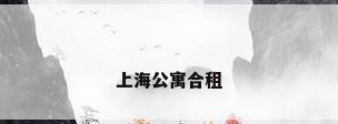 上海公寓合租