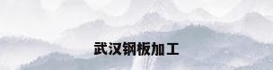 武汉钢板加工