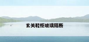 玄关鞋柜玻璃隔断