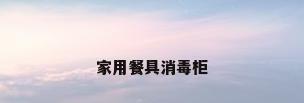 家用餐具消毒柜