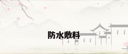 防水敷料