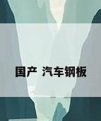 国产 汽车钢板