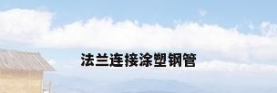 法兰连接涂塑钢管