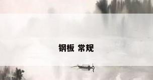 钢板 常规
