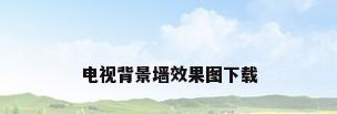 电视背景墙效果图下载