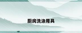 厨房洗涤用具
