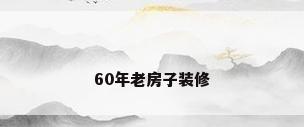 60年老房子装修