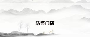 防盗门店