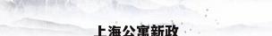 上海公寓新政