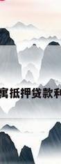 公寓抵押贷款利率