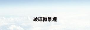 玻璃微景观