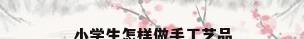 小学生怎样做手工艺品