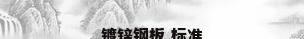 镀锌钢板 标准