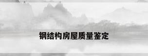 钢结构房屋质量鉴定