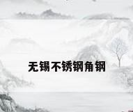 无锡不锈钢角钢